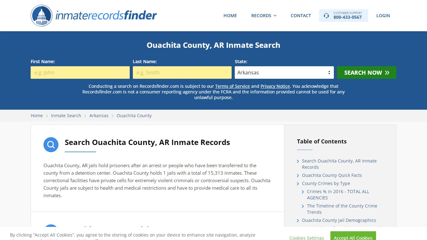Ouachita County, AR Inmate Lookup & Jail Records Online